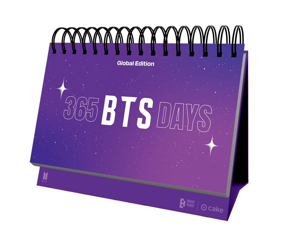 9791190996778 365 BTS DAYS - Daily Expressions Calendar - New Cover Edition + BTS Group Postcard