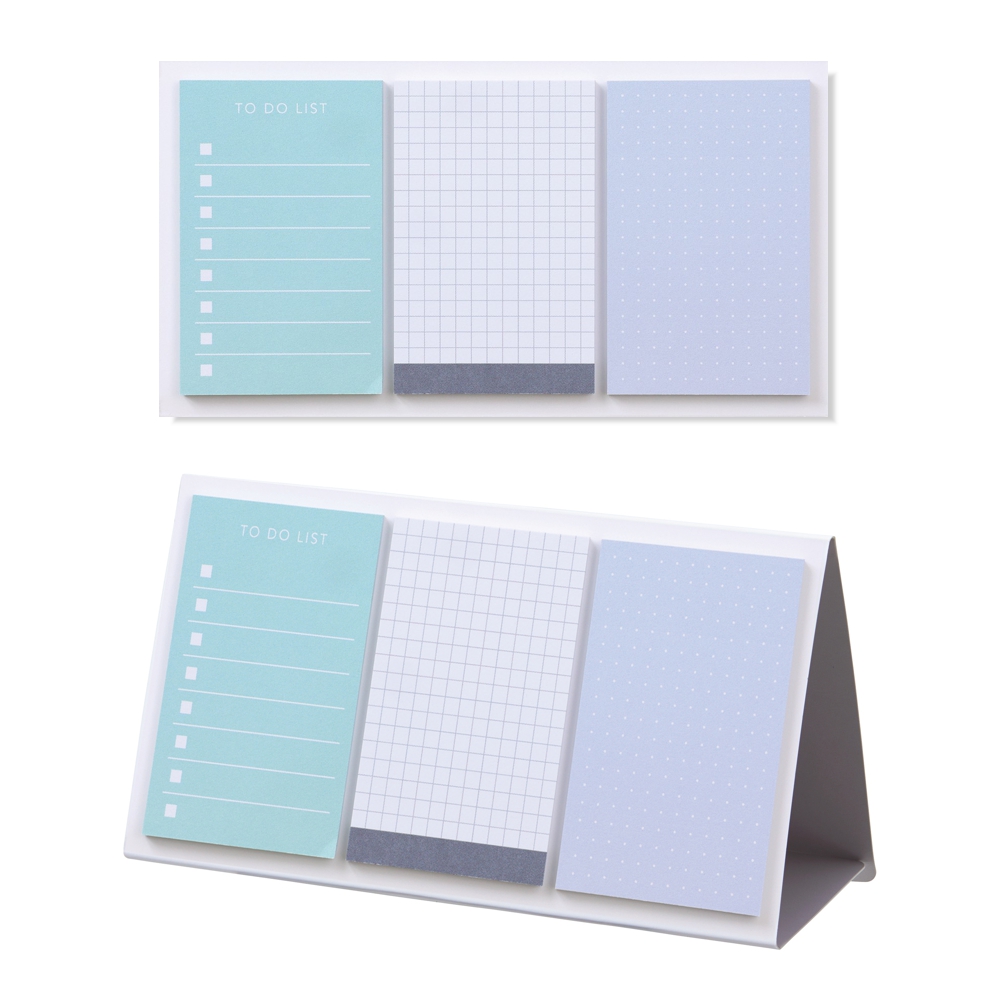EMILY Sticky Notes Set (Memo 02 Pastellblau) Haftnotizen | by KING JIM