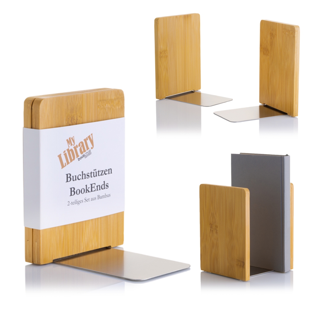 MyLibrary Buchstützen Bookends 2-teiliges Set