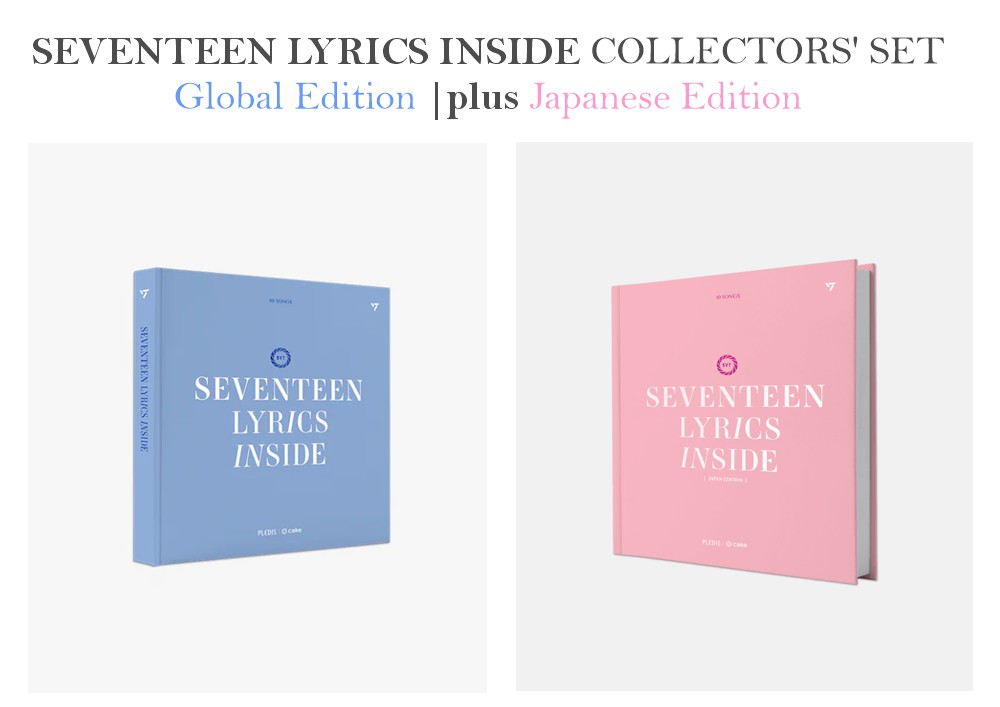 Collector_Set SEVENTEEN Lyrics Inside COLLECTORS' 2-for-1 SET: Global Edition PLUS Japanese Edition