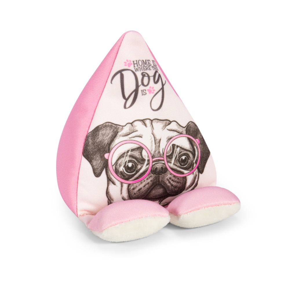 5060213018952 Plusheez Handykissen (Hund) | pink | Handyhalter | Aufsteller für Handys, Mini-Tablets und E-Reader