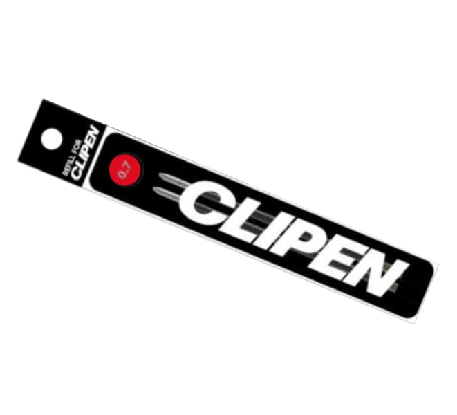 CLIPEN Refills 2er-Set Ersatzminen Ketchup Red (Rot, 0.7 mm)