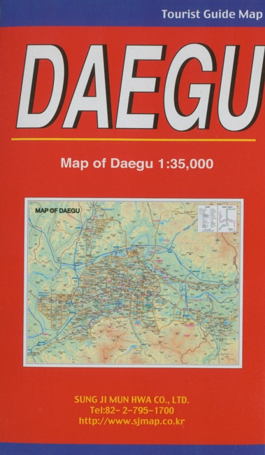 9788939001343 Daegu - Stadt und Umgebungsplan