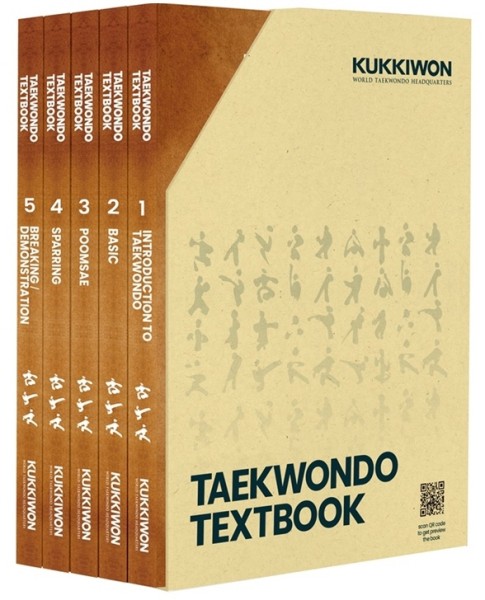 New Kukkiwon Taekwondo Textbooks 5-Volumes Set (English)