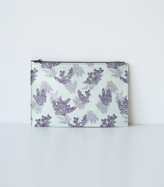 Hanji-Papiertasche Stiftetasche Kosmetiktasche – Lila/Lavendel 23x15cm